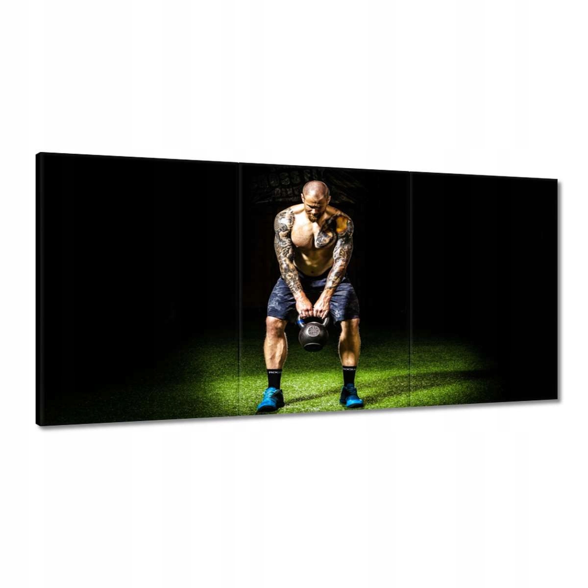 Obrazy 180x90 Strongman závažia