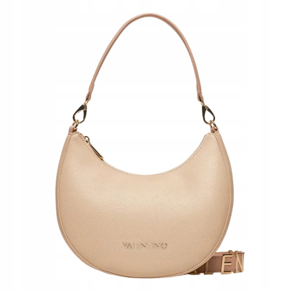 Valentino Béžová kabelka měsíc Alexia Hobo Bag