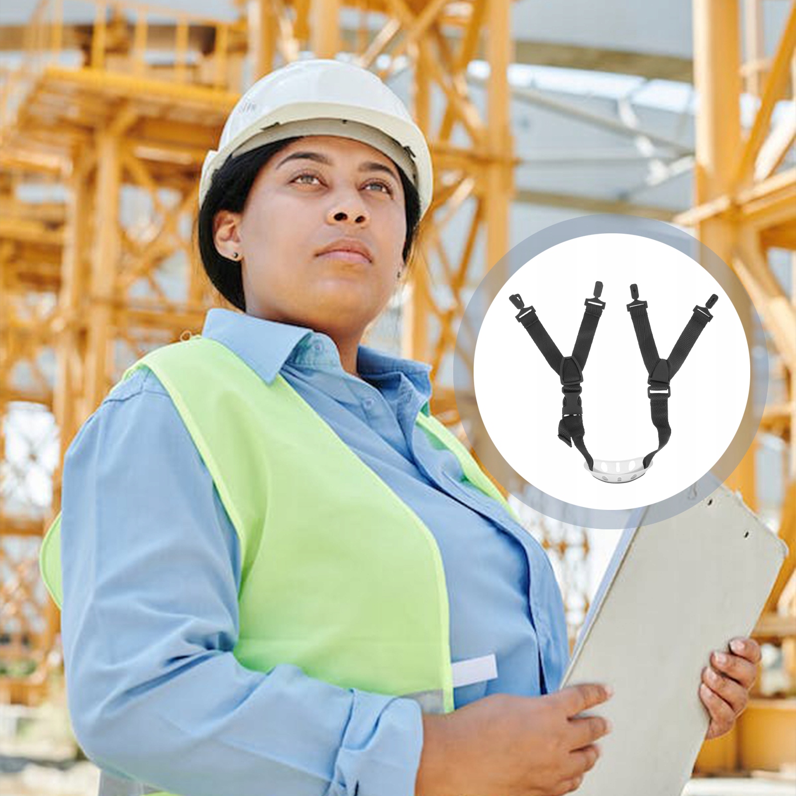 POWSZECHNY ZAMIENNIK SZYNIELA PODBRODKA KASKU REGULOWALNY Model 49476255