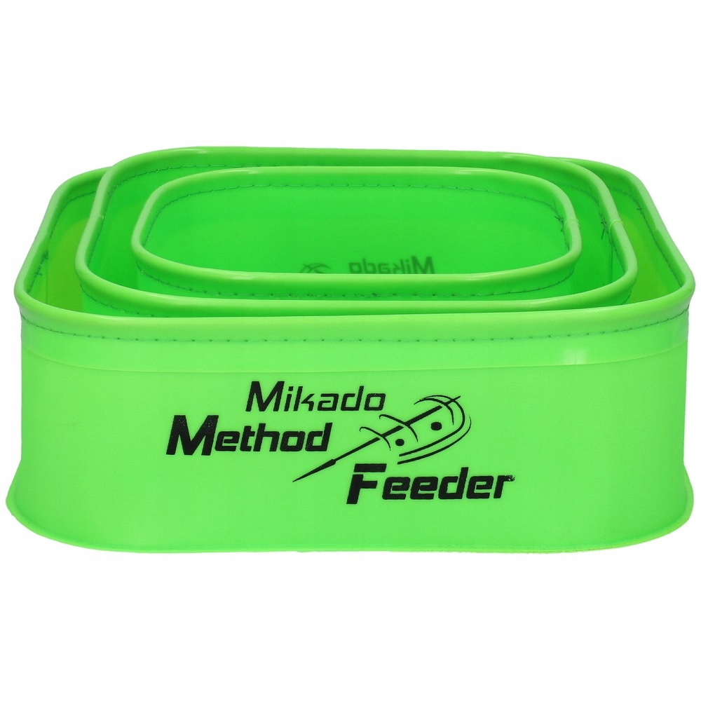 Zestaw 3 pojemników Mikado Eva Method Feeder 18cm 22cm 26 cm UWI-MF-007-SET