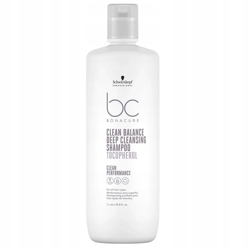 Schwarzkopf Professional, Bonacure Clean Balance, šampon na vlasy, hloubkově čisticí
