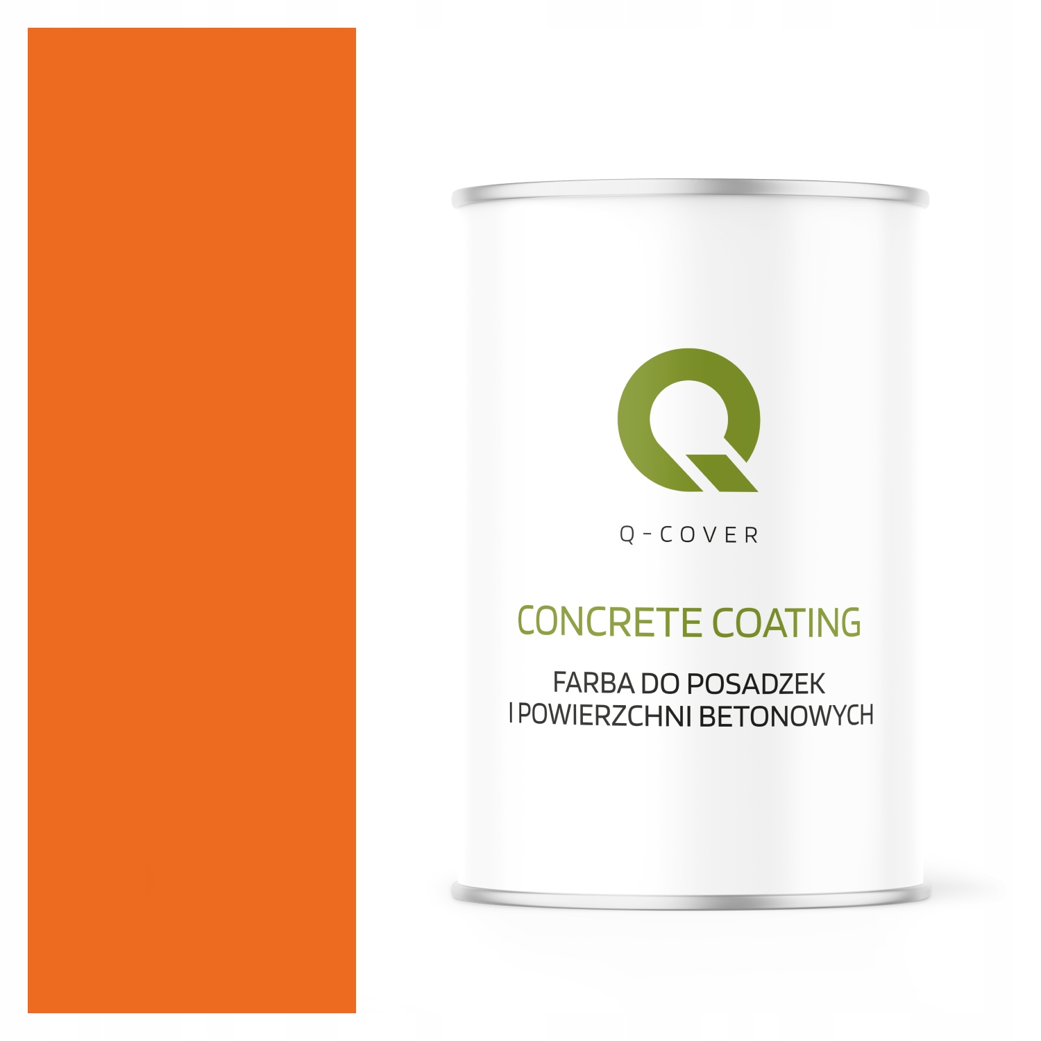 Farba Do Posadzek Betonowych Ochronna Odporna Pomarańczowy Ral 2008 0,9L