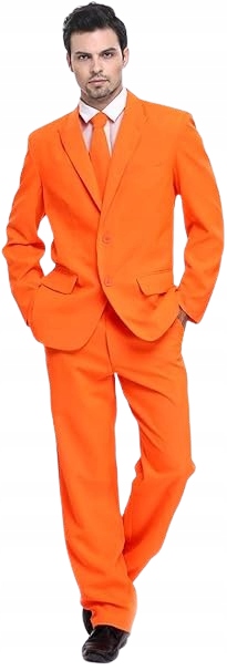 You Look Ugly Today Oranžový Oblek Regular Na Knoflíky XL Jqb
