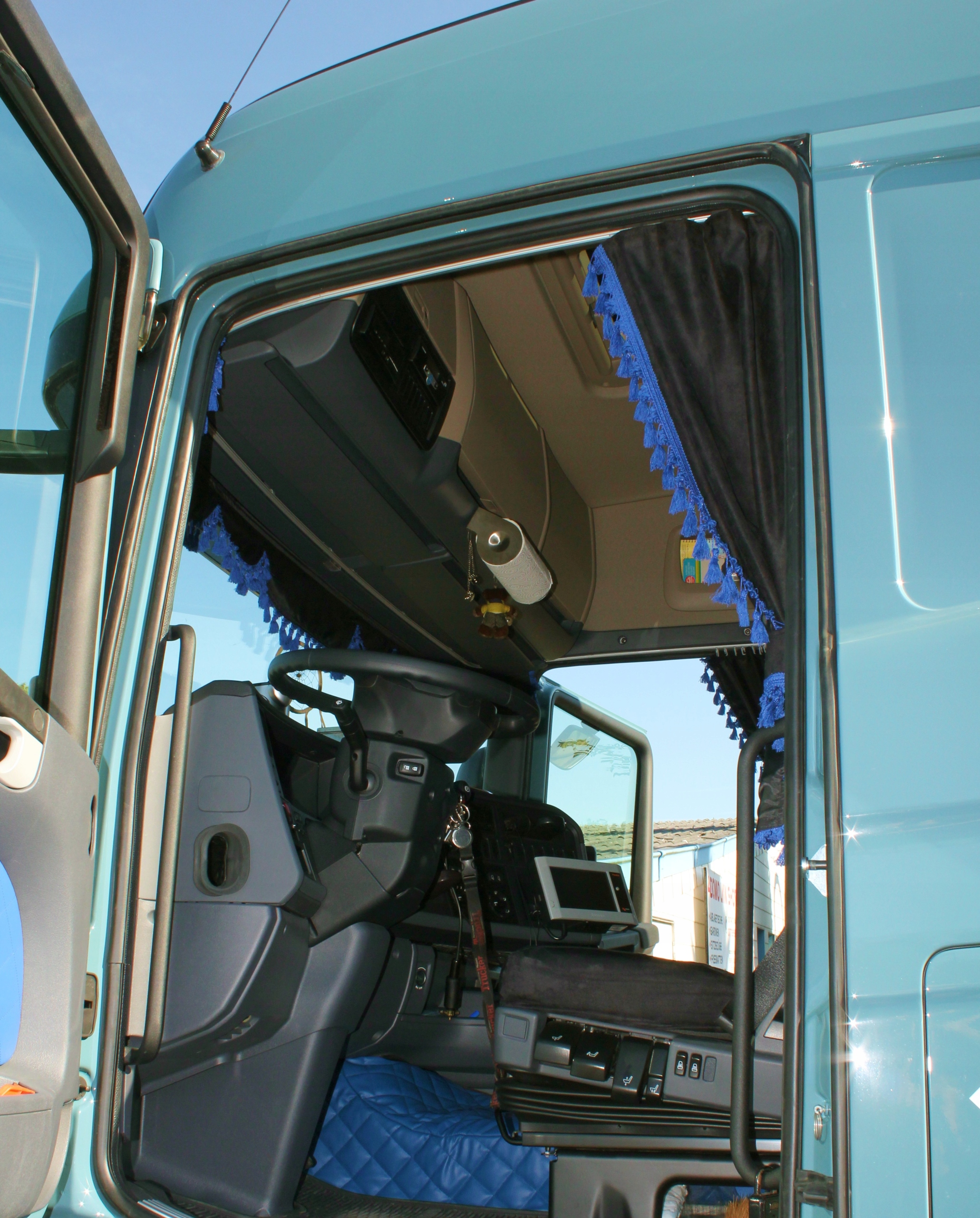 Záclony Záclony Tir Daf XF105 XF106 Space Cab háčiky