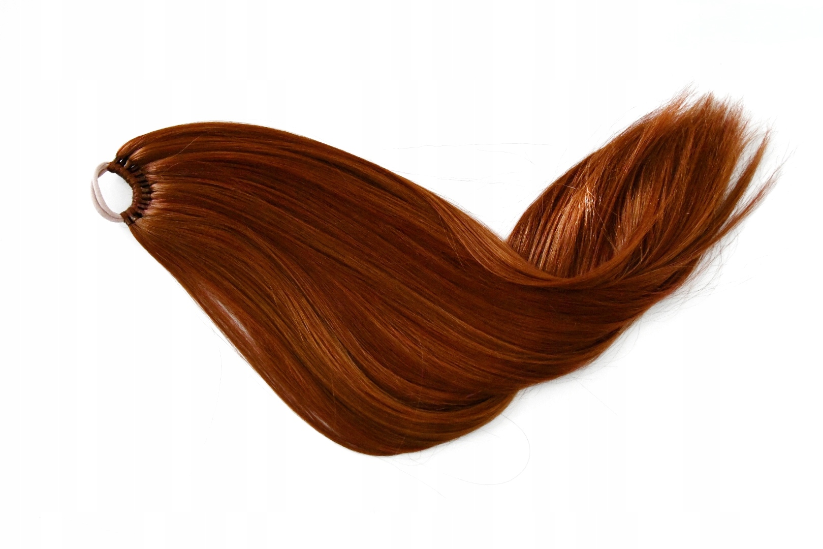 Culík na gumičce, prodloužení culíku ořech hnědý měděný XL 160g