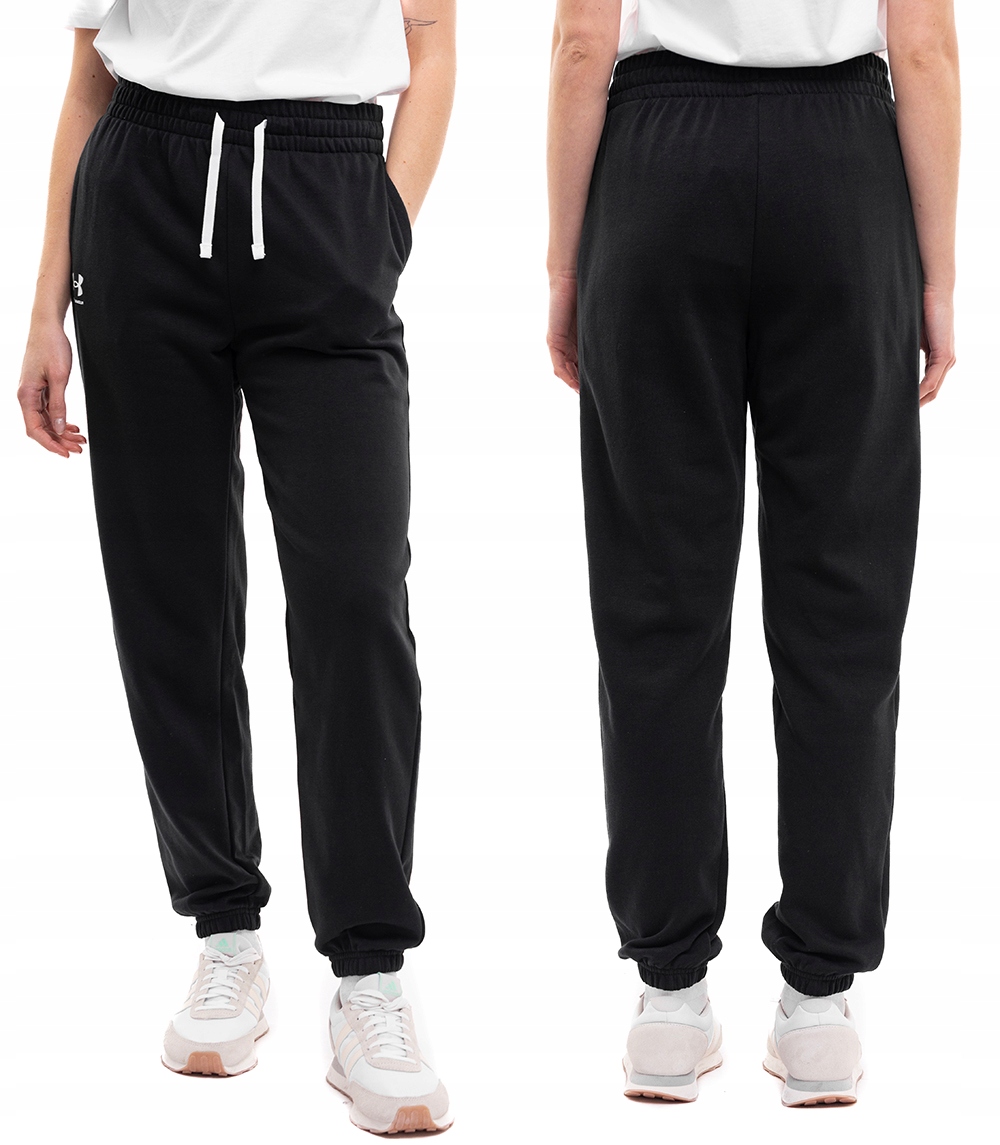 Dámské teplákové kalhoty Under Armour Sportovní tepláky Černé Bavlněné L