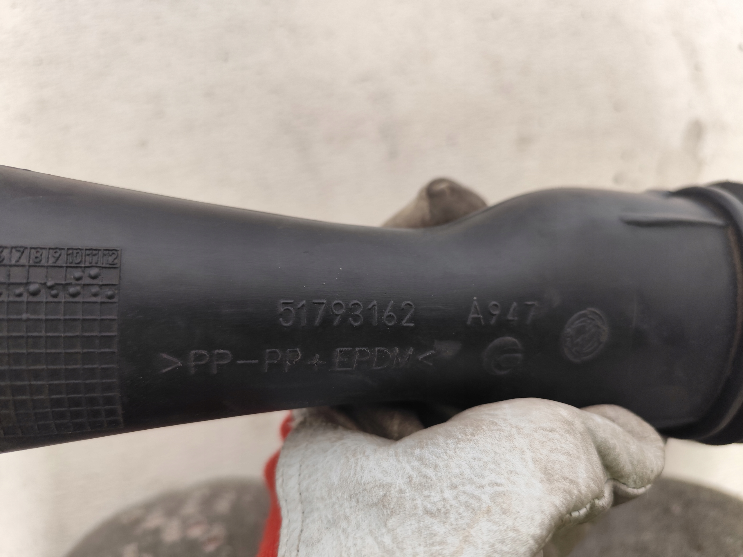 FIAT BRAV0 II 2008 1.4 16V pipe DOLOTOWA air
