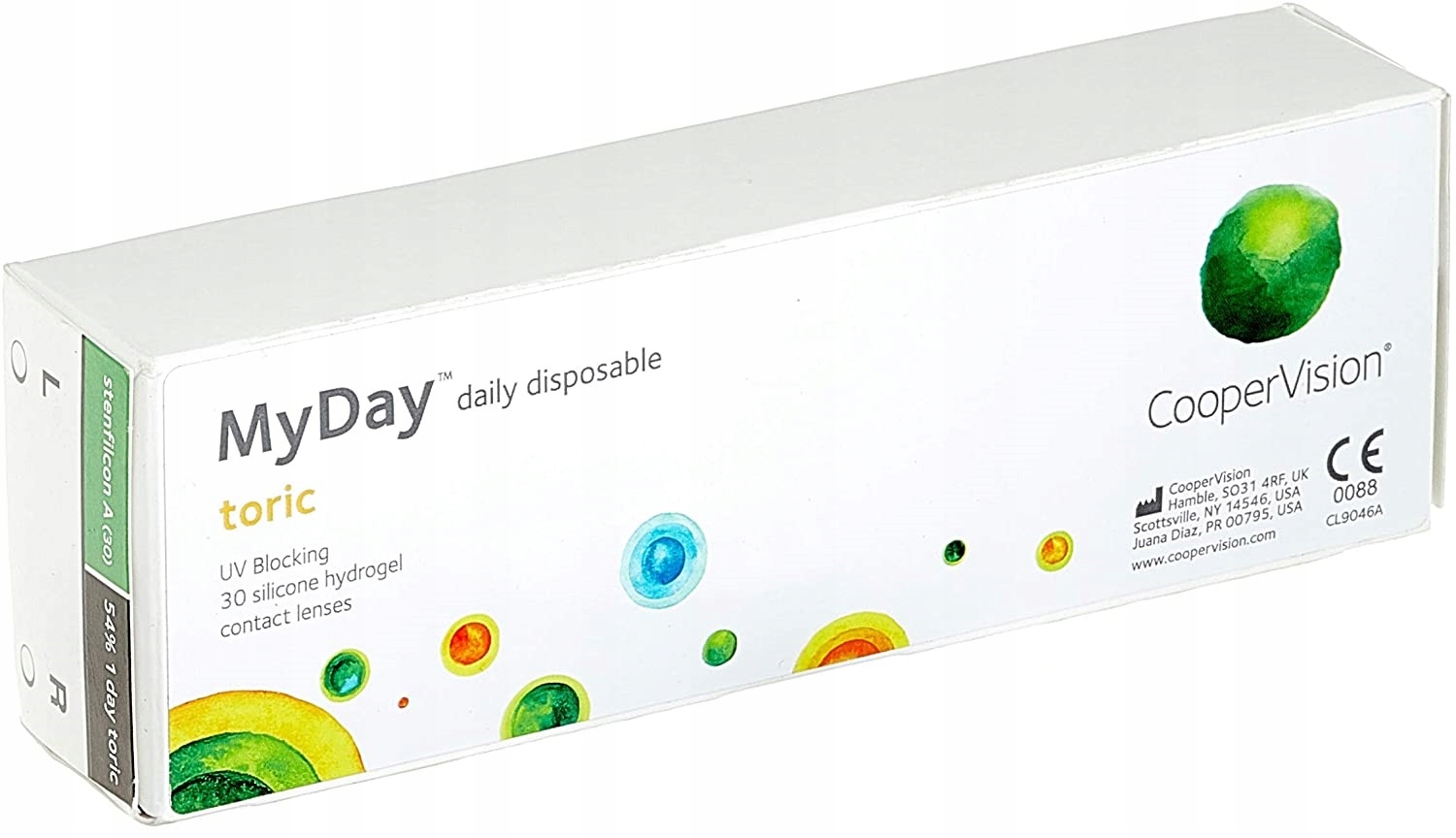 

Soczewki Jednodniowe Toryczne Myday Toric 30 sztuk
