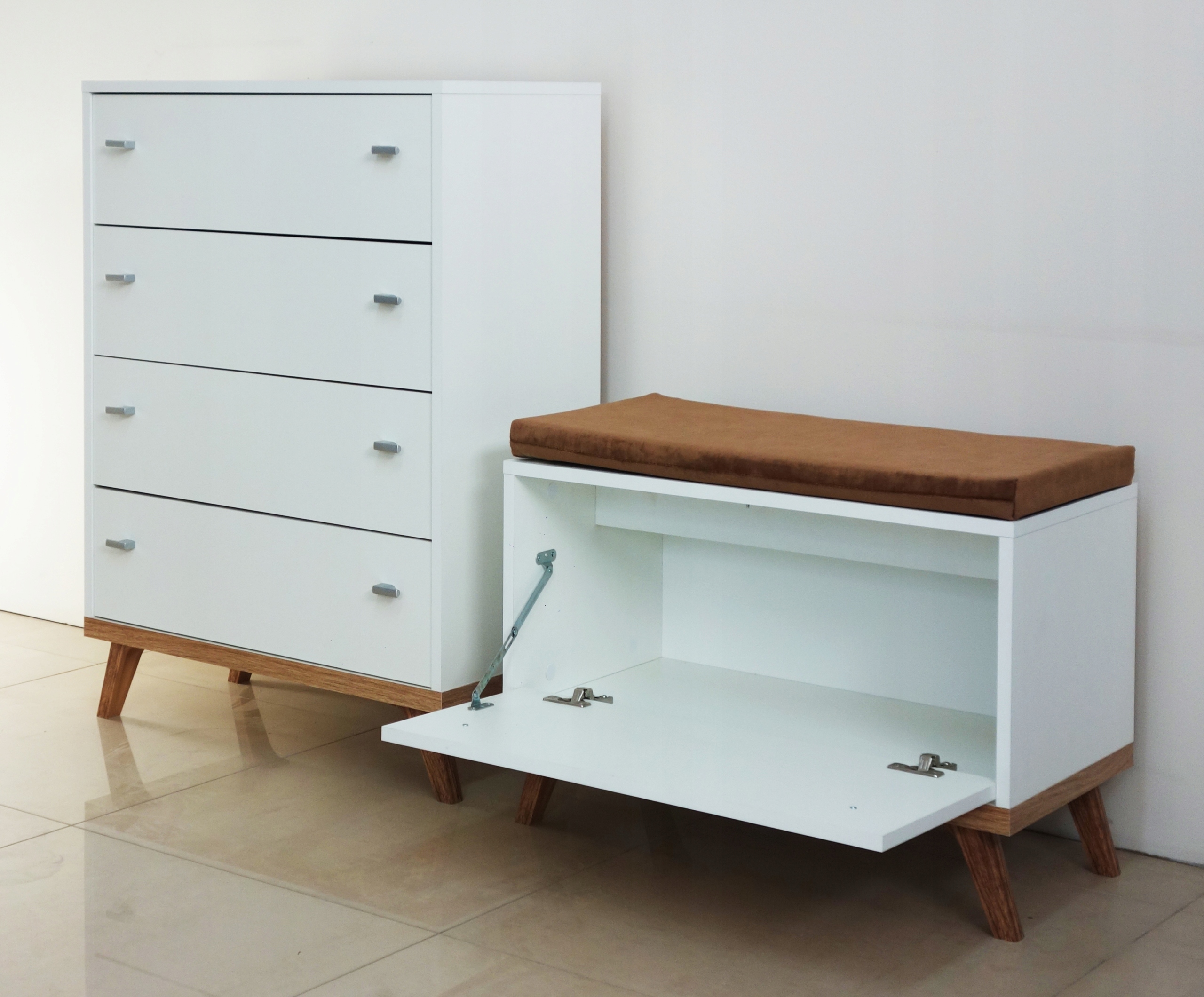 ZESTAW do przedpokoju SZAFKA na buty + KOMODA Głębokość mebla 35 cm