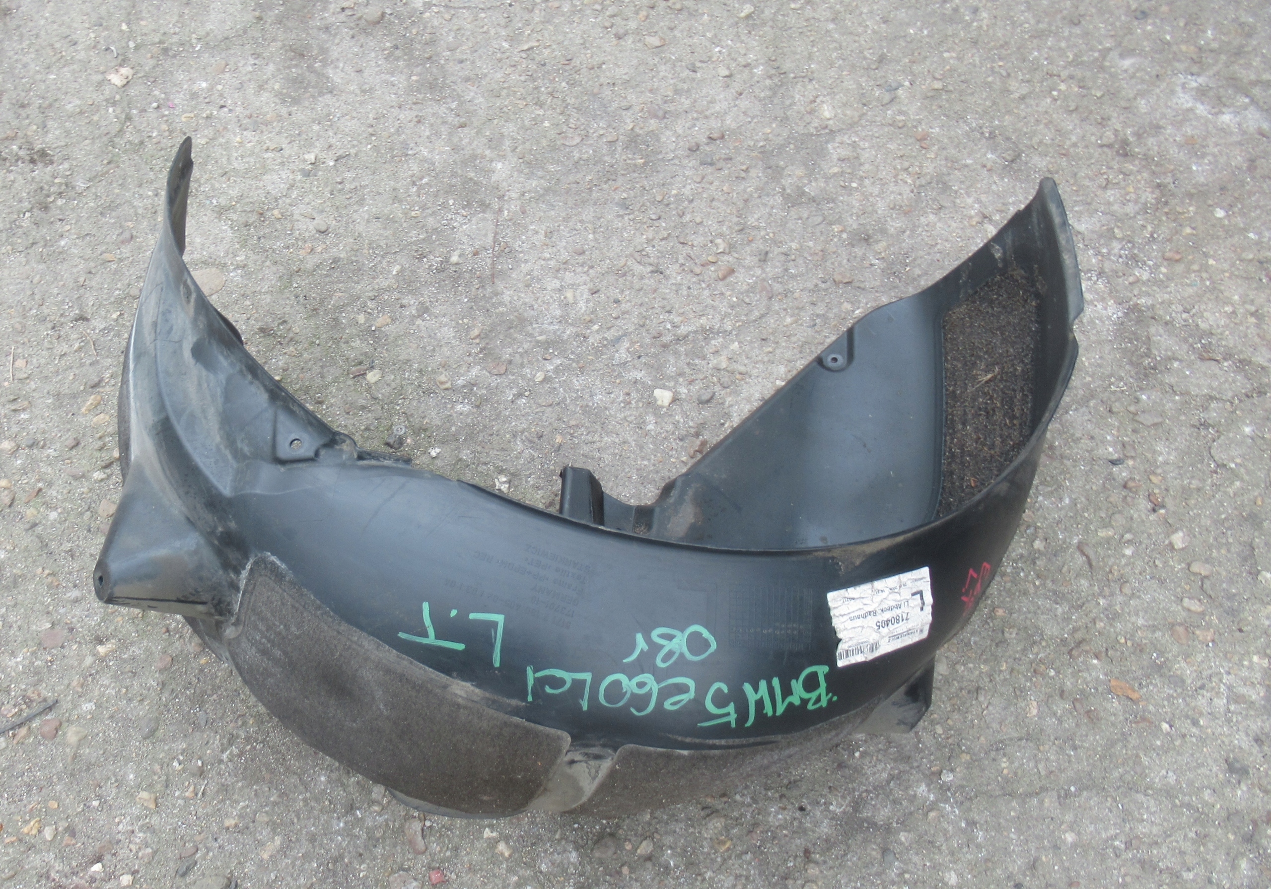 BMW E60 3.0 LCI 08R mudguard left rear part 7180405