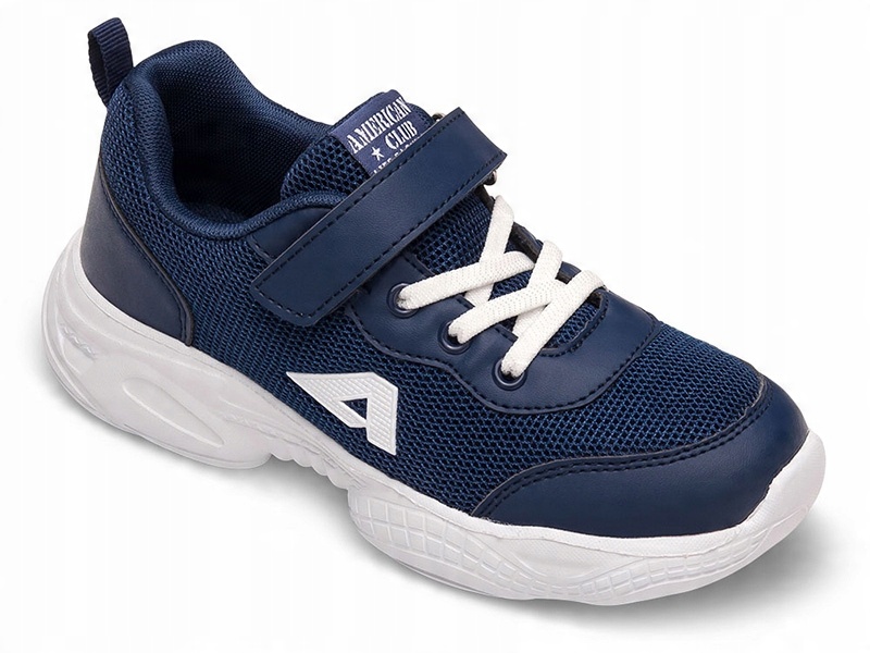 

Stylowe Buty Sportowe Na Rzepy Granatowe 36