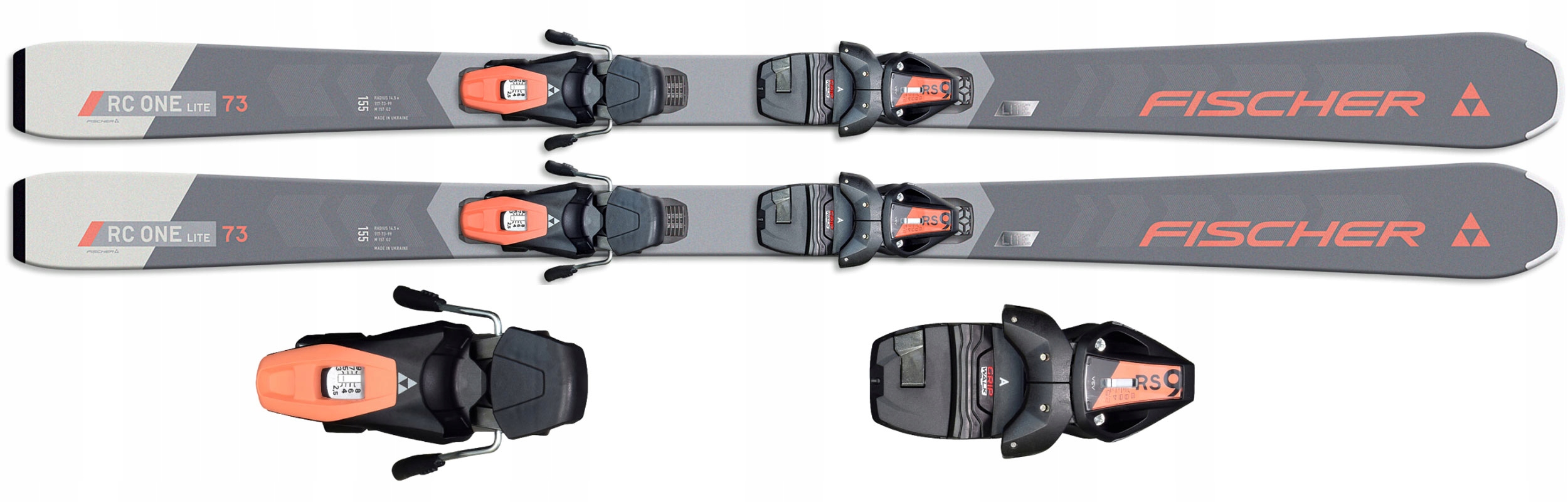 Fischer 2025 Narty Zjazdowe Rc One Lite 73 Pro Rocker A15523 RS9 Gw 155cm