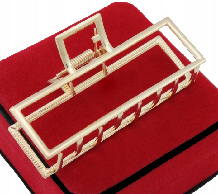 

Klamra Do Włosów Złota Metalowa Duża 9 CM