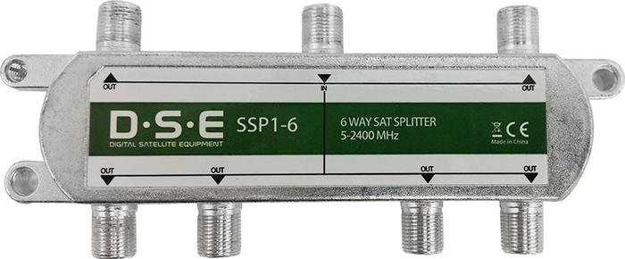 

Rozgałęźnik 1/ 6 Tv Splitter Rtv Sygnału Dvb-t Sat
