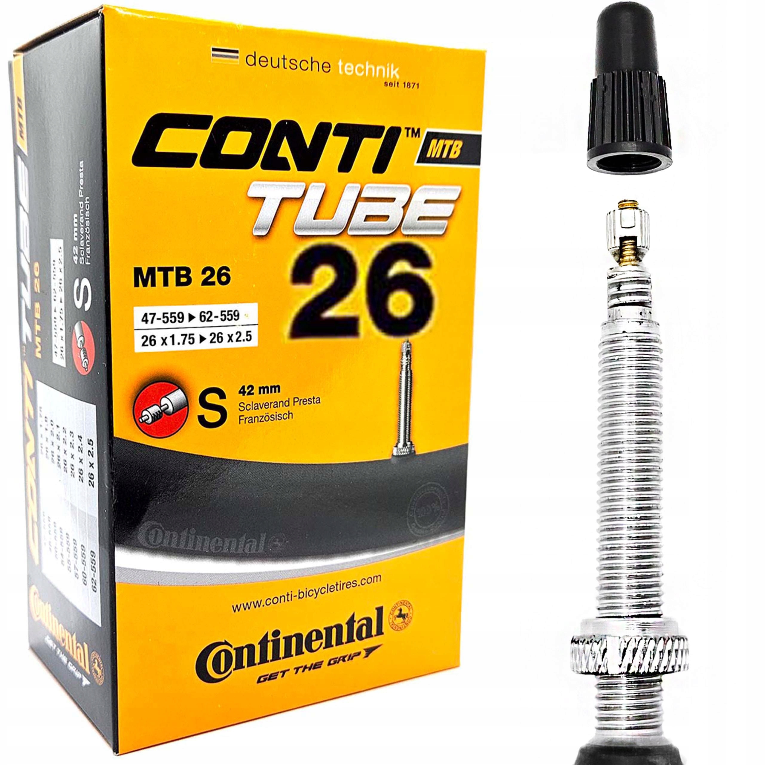 Continental Dętka 26" x 1,75-2,50 Presta 42mm Box