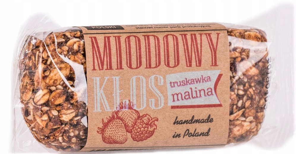 

pyszny Baton Miodowy z truskawką i maliną