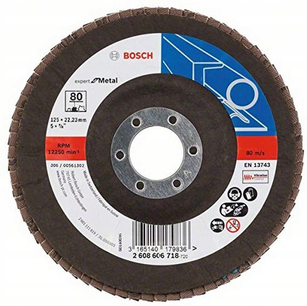 

Bosch Tarcza listkowa 125mm szlifowanie P80