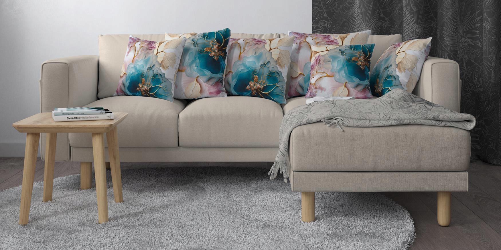 POSZEWKA NA PODUSZKĘ DEKORACYJNA 45x45 JASIEK 138 Rodzaj zapięcia zamek błyskawiczny