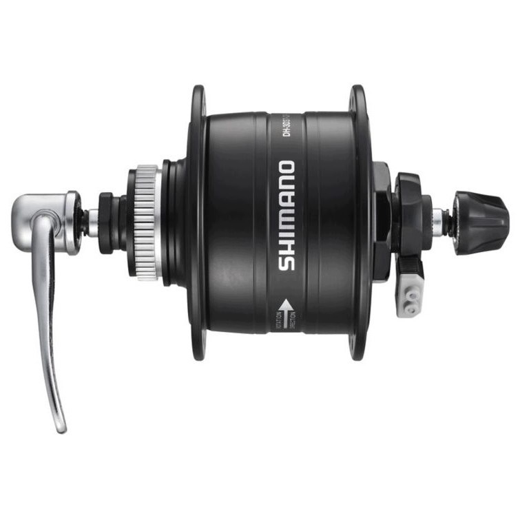 Piasta przód z dynamem Shimano DH-3D35 Qr CL 36H 6V 3W czarna %%%