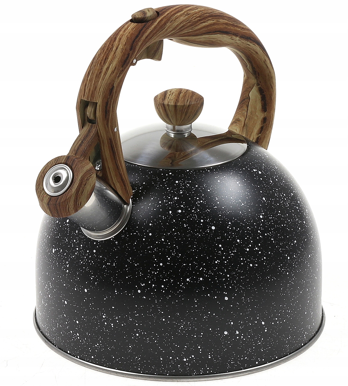 

Czajnik Czarny z gwizdkiem 2,5L Indukcja Gaz Marmo