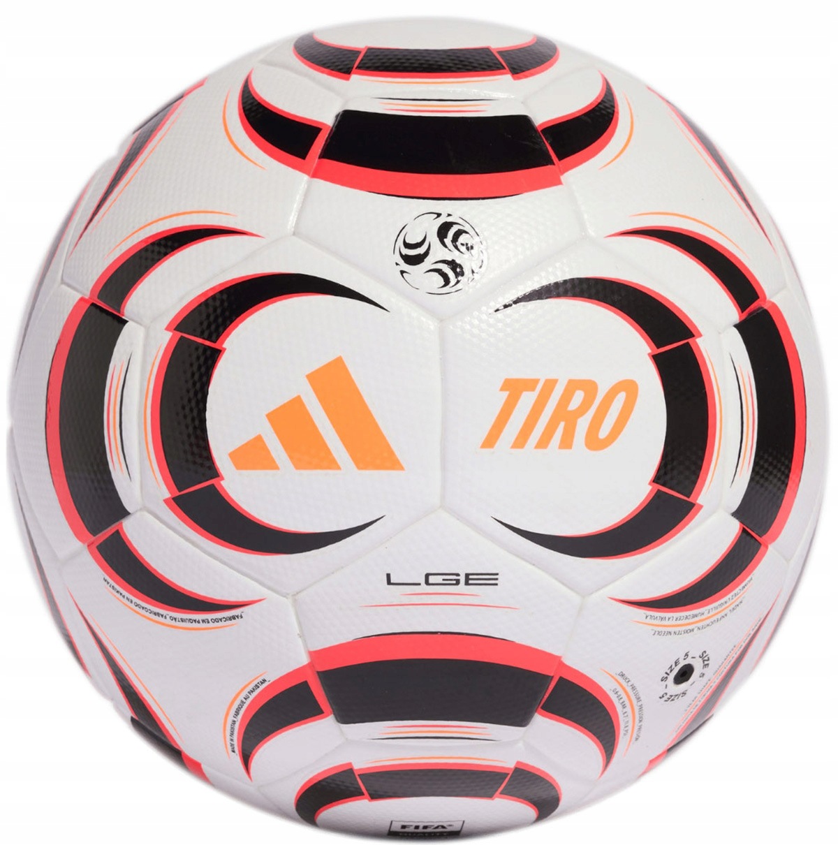Piłka Adidas Treningowa Nożna Tiro League biało-pomarańczowa KA5263 r. 4