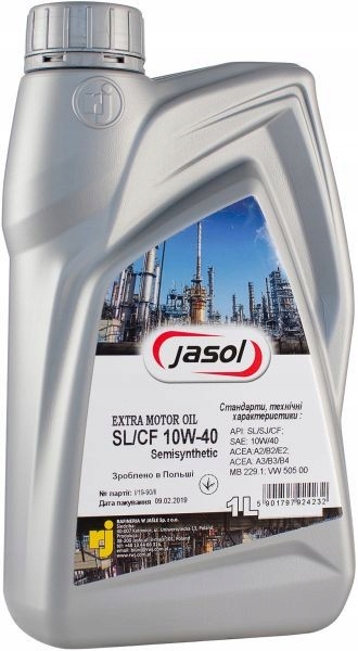 Olej Jasol Semisynth 10W40 Sl/cf 1L do Kingway Quad Skuter Cross Martinelli