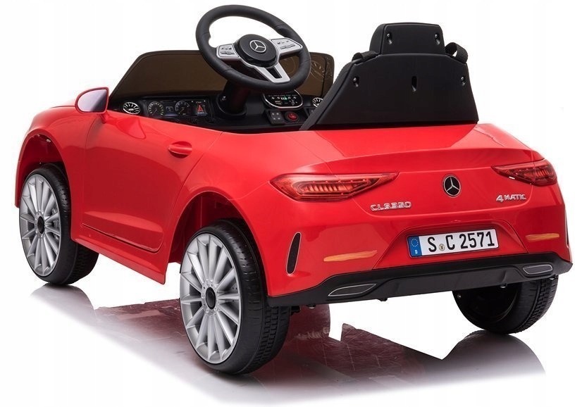 SAMOCHÓD NA AKUMULATOR AUTO MERCEDES CLS 350 LED PILOT KOŁA EVA SKÓRA AUDIO Kolor Czerwony