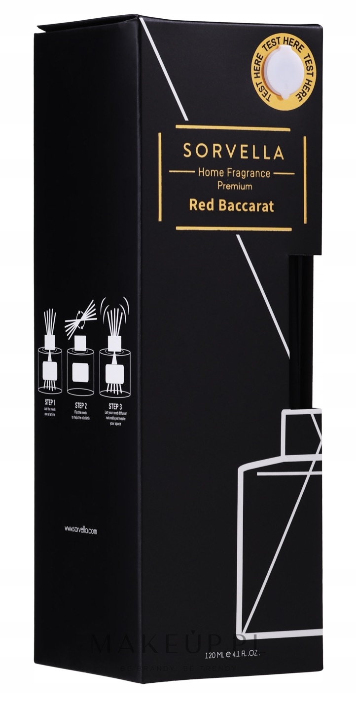 SORVELLA RED BACCARAT zapach do domu dyfuzor zapa Rodzaj dyfuzor z patyczkiem