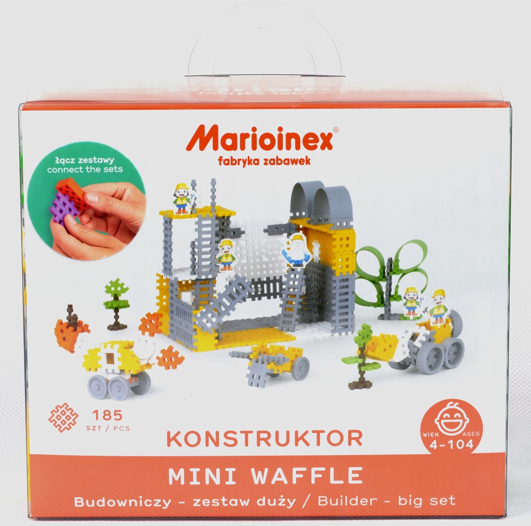 

Mini Waffle Budowniczy 185 El 4+ Marioinex