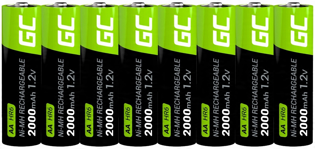 

8x Akumulatorki Aa R6 Green Cell 2000mAh Baterie