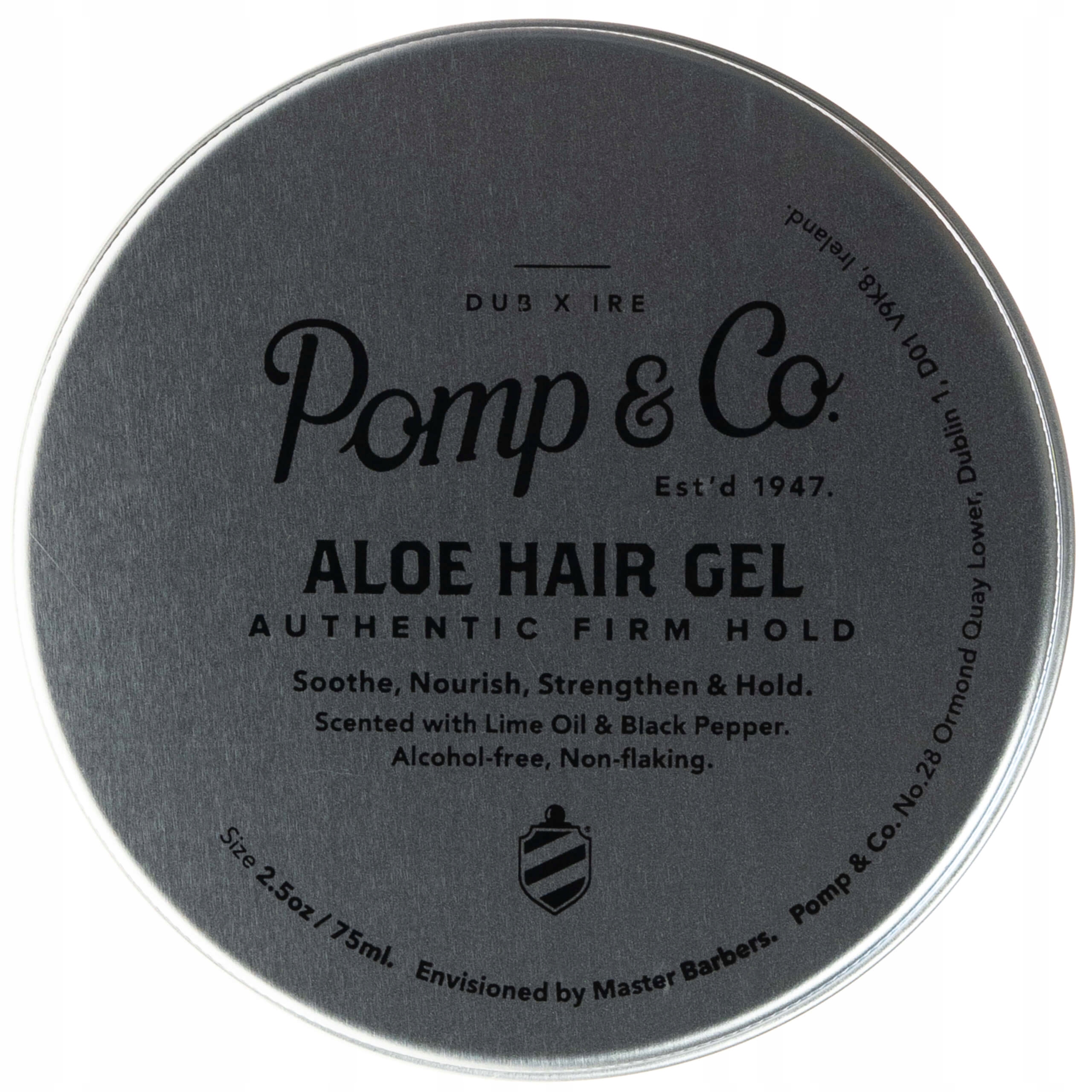 Aloe Hair Gel Gel pro styling vlasů Pomp&Co. 75 ml