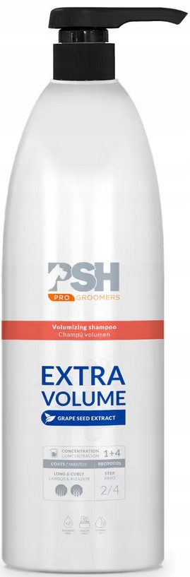 Psh Pro Extra Volume Szampon zwiększający objętość sierści, konc. 1:4 1L