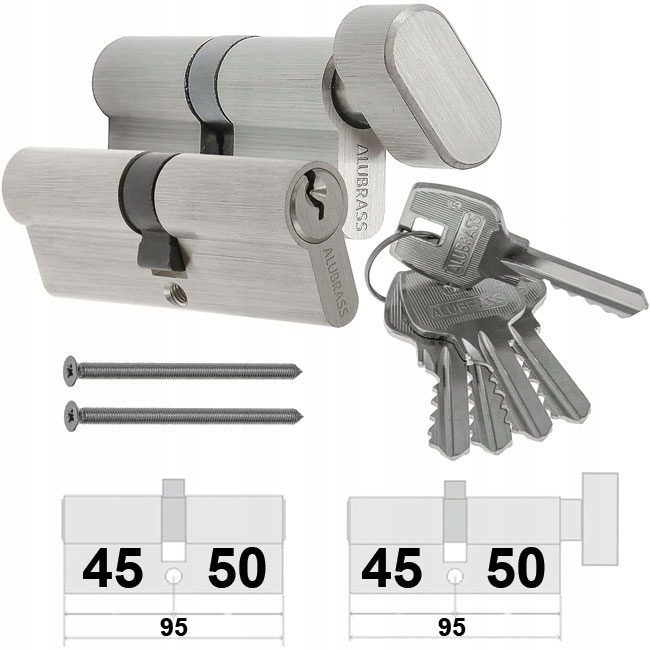 

Wkładki Alubrass 45/50 G50/45 System 5KL Nikiel