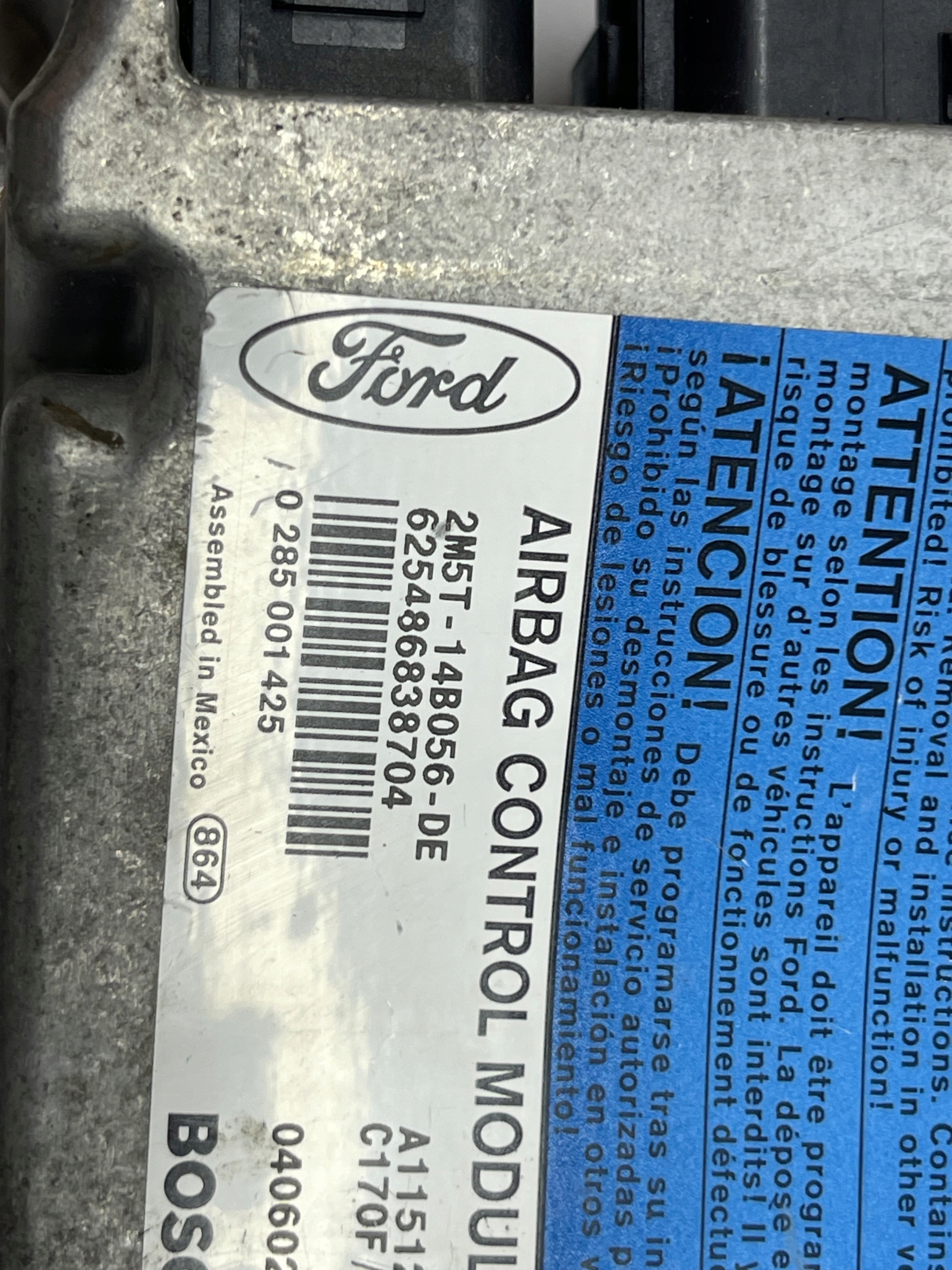 FORD FOCUS MK1 module SENSOR airbag 2M5T-14B056-DE