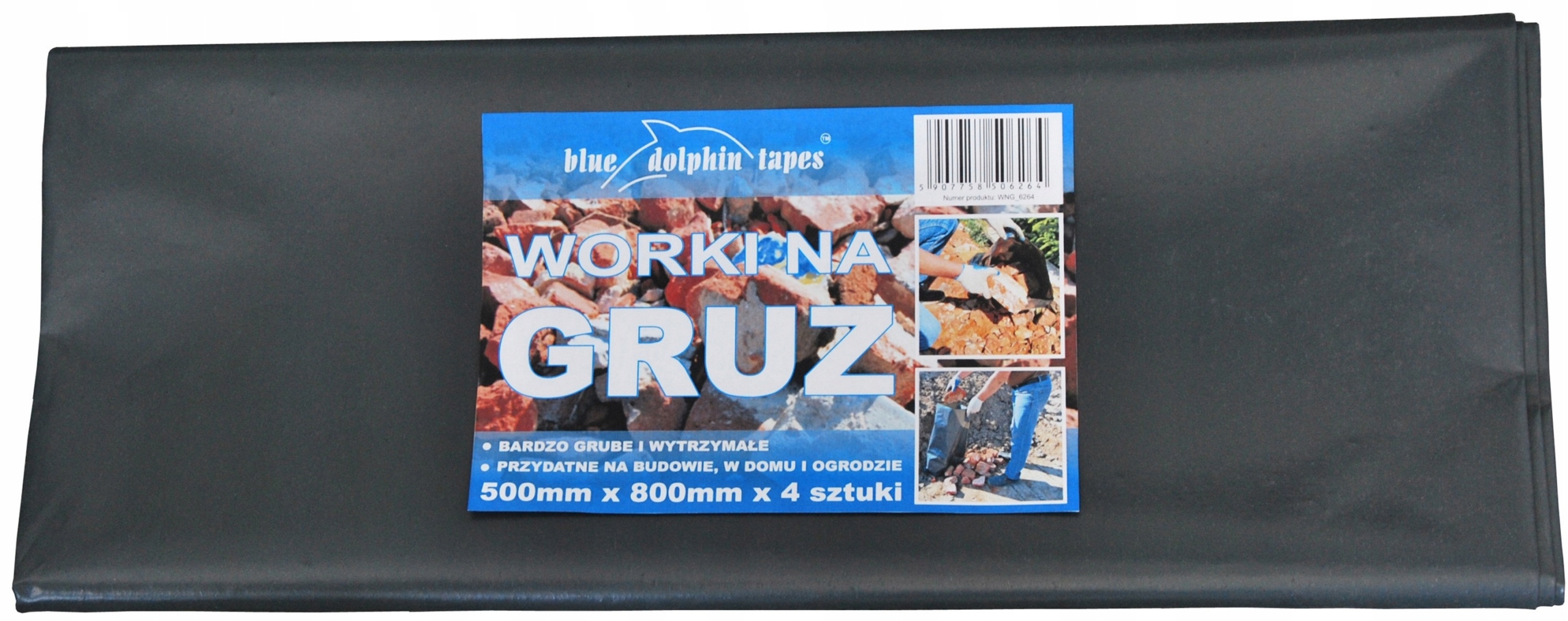 

Worki Na Gruz Blue Dolphin 500MM x 800MM 4SZT/OPAK