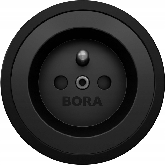 Bora Usteab Zásuvková zásuvka typ E All Black