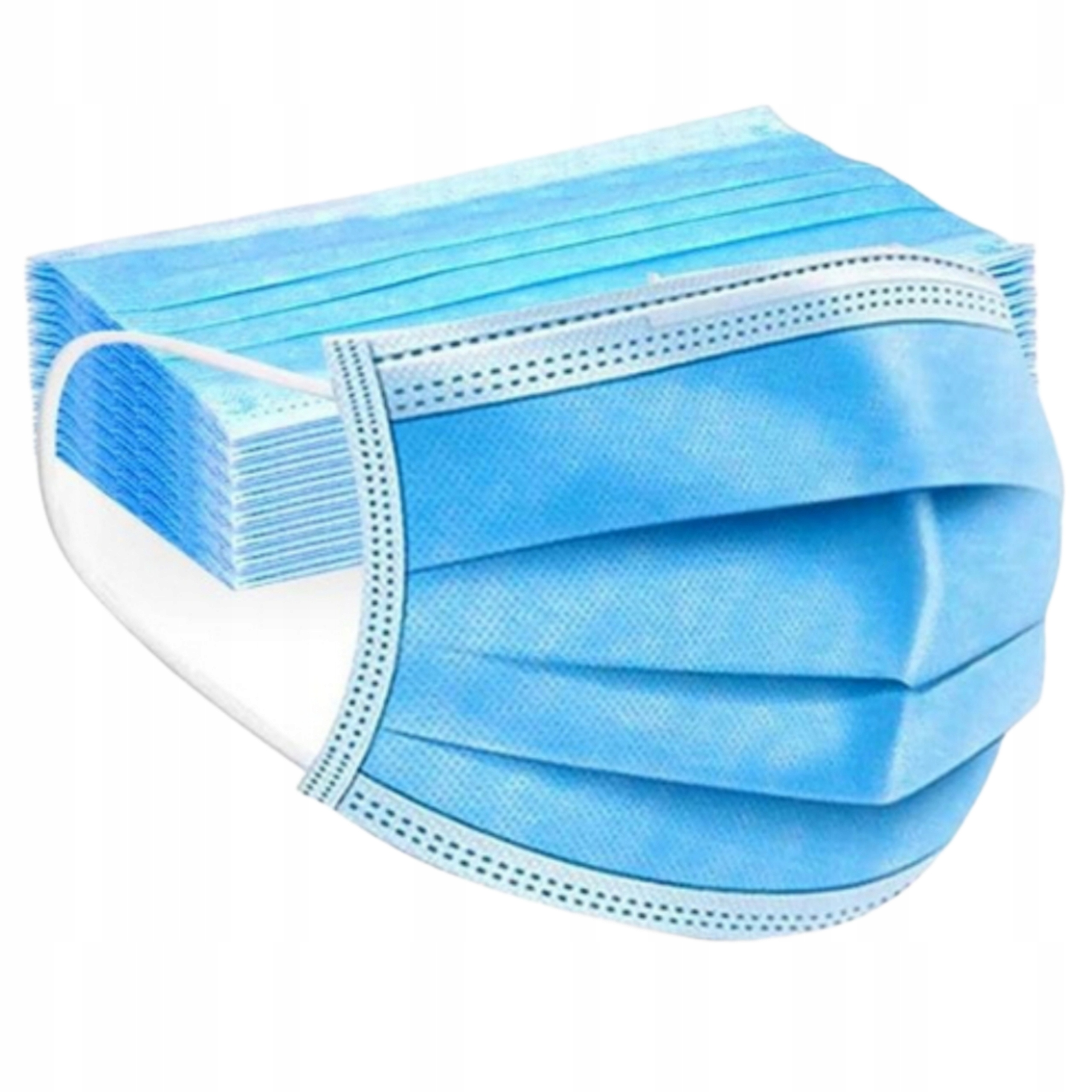 MASKI medyczne NIEBIESKIE MASECZKI 50szt