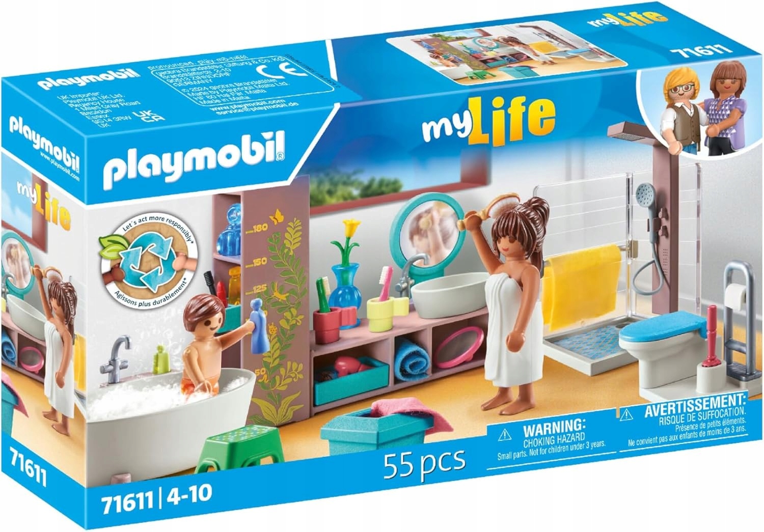 PLAYMOBIL 71611 My Life Łazienka