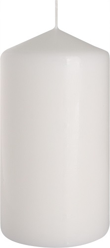 

Świeca walec biała 80/150 palenie 66h Bispol