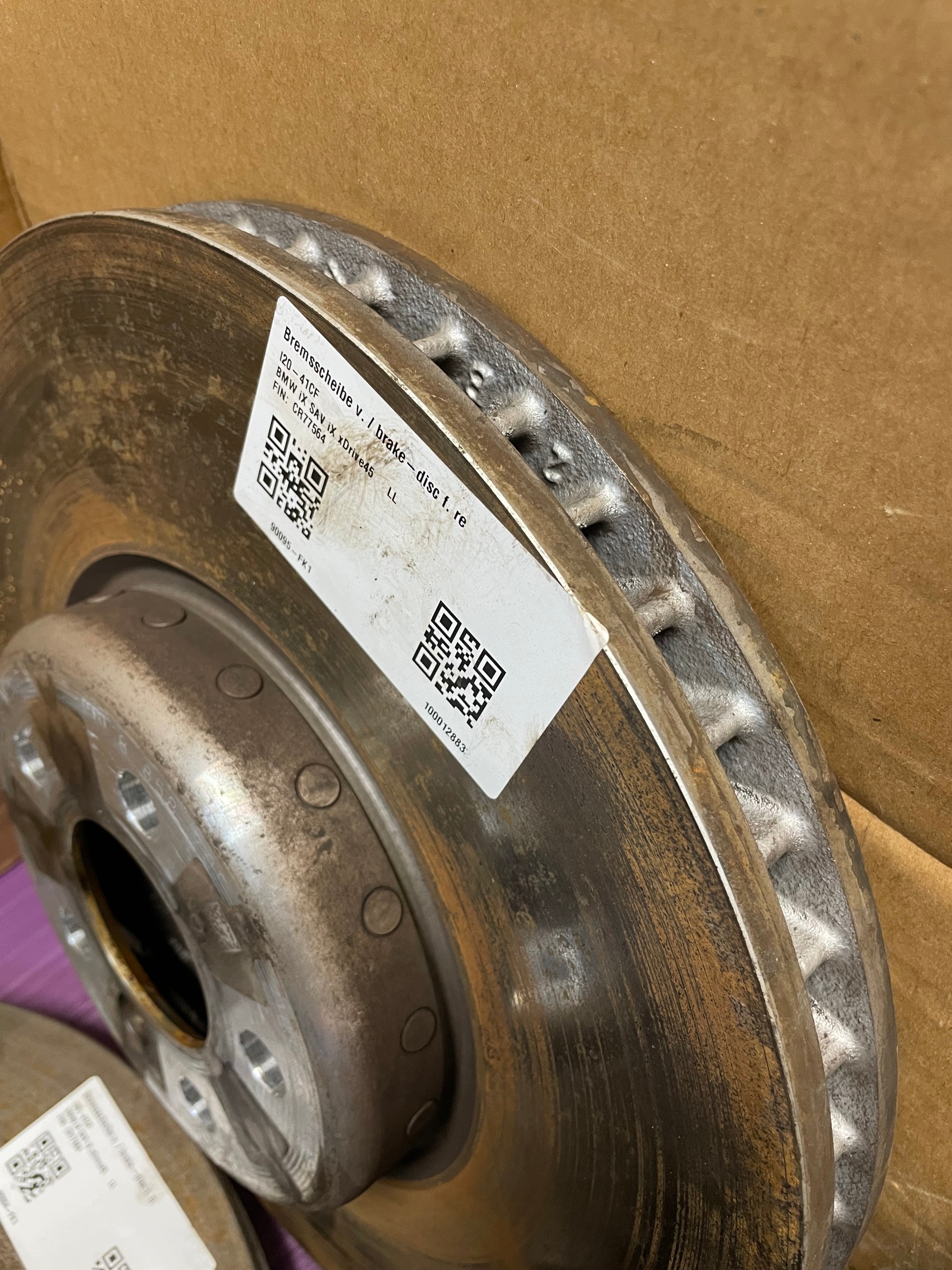 calipers brake + discs + plates 348/36 m-packet KOMPLET BMW iX I20 36KM