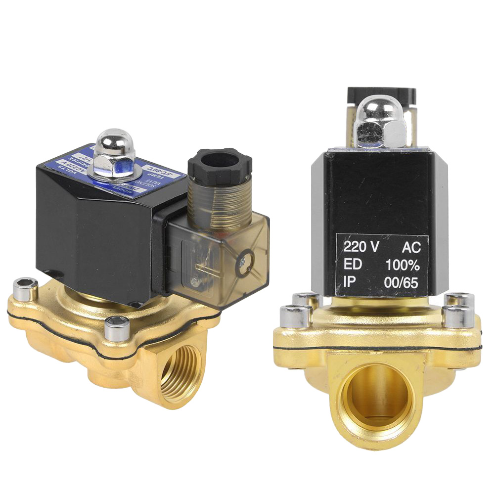 G1" Zawór Elektromagnetyczny Mosiądz 220V Nc 0-10MPA