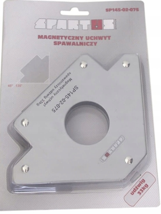 

Spartus Kątownik spawalniczy magnetyczny 33kg