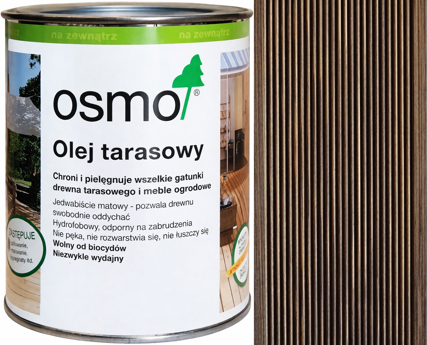 Osmo 021 Dub hnědý 0,75L terasový olej na venkovní dřevo