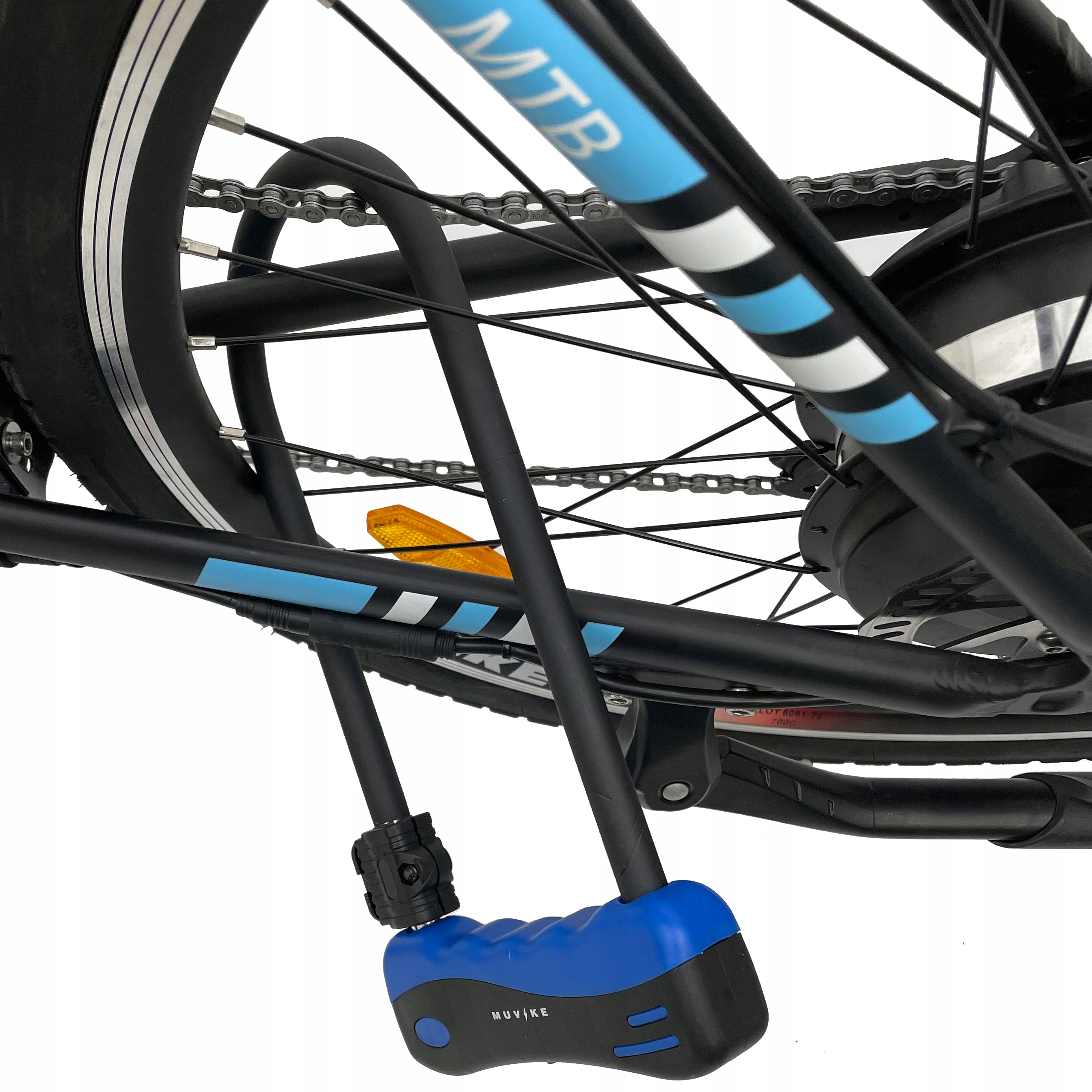 ZAPIĘCIE ROWEROWE U LOCK ZAPIĘCIE DO ROWERU MUVIKE U-SHAPE 320/14K STAL Waga produktu z opakowaniem jednostkowym 1 kg