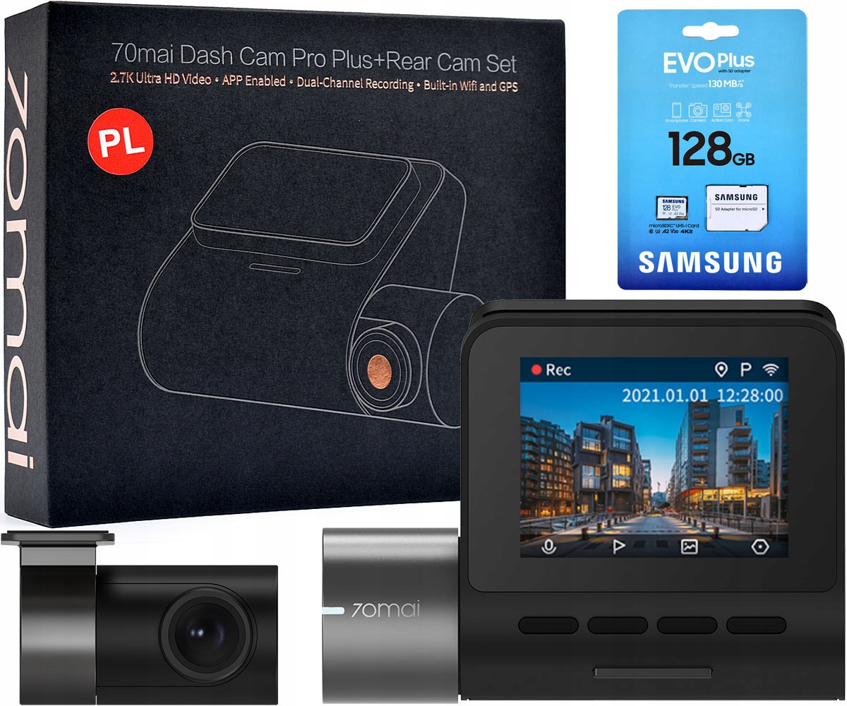 

Wideorejestrator 70mai Pro++ A500S RC06 128GB