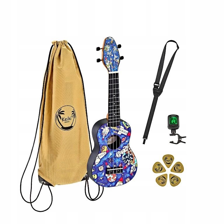 Ukulele Ortega Keiki K2 Spaceman Soprano Set
