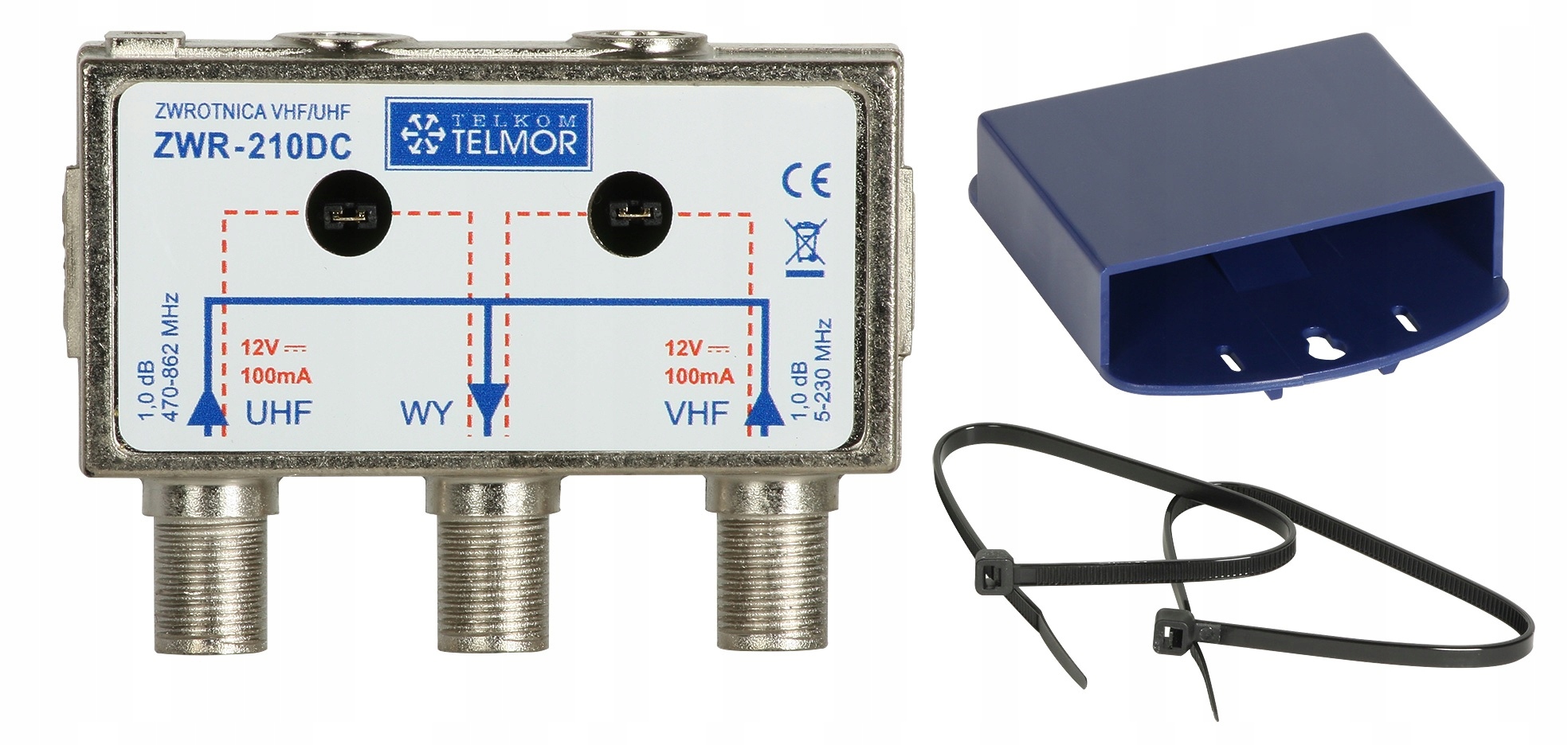

Zwrotnica antenowa ZWR-210DC Fm-vhf/uhf Telmor