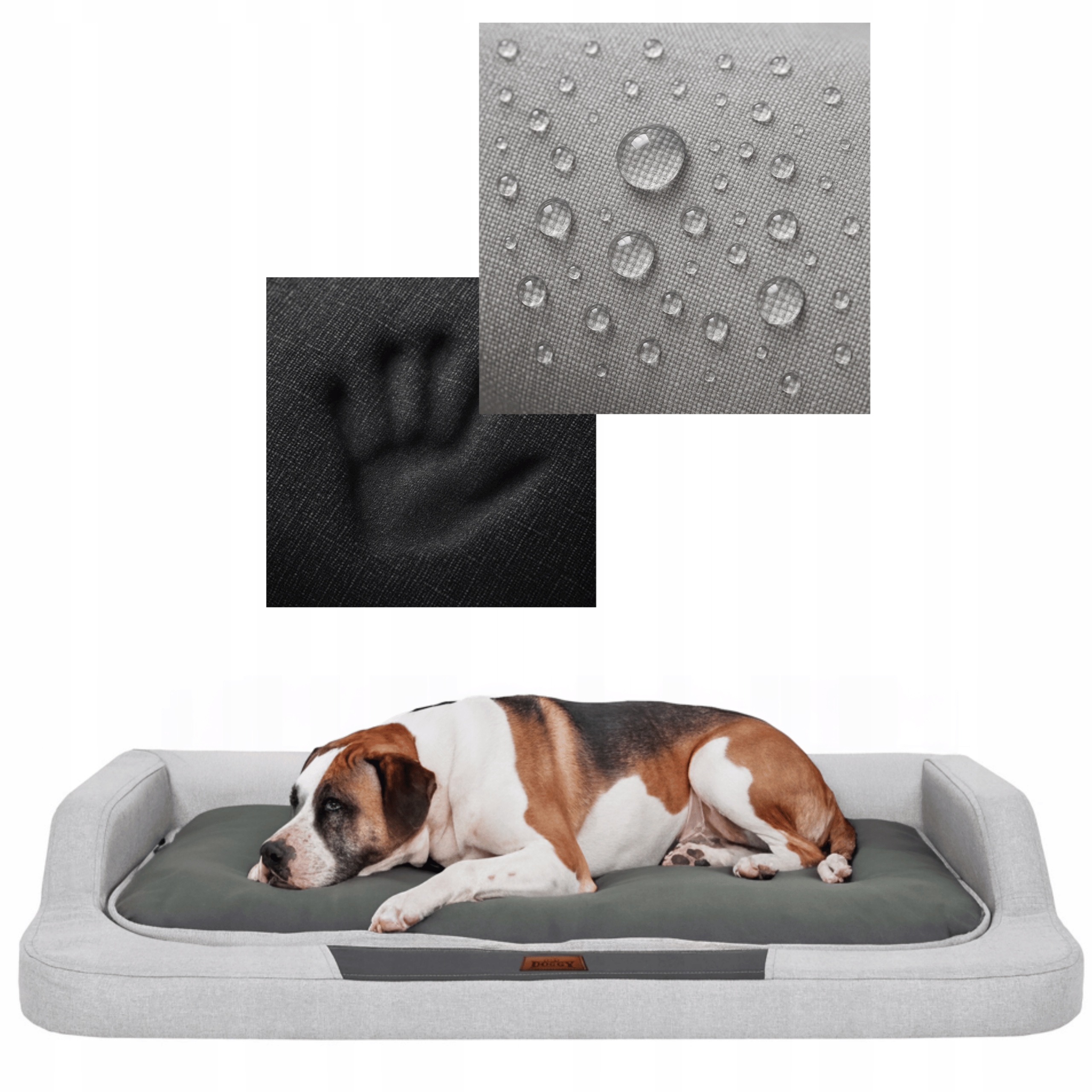 Levně Ortopedické Pelíšek – Pelíšek pro psa, vysoká matrace – 94 cm x 62 cm