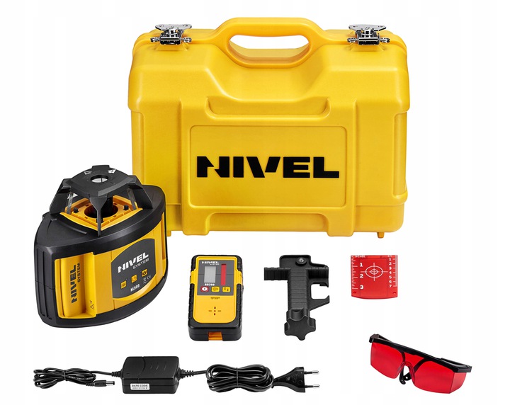 NIVEL SYSTEM NL500 DIGITAL NIWELATOR LASEROWY SET Marka Nivel System