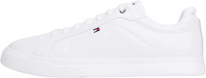 Boty Tommy Hilfiger Tenisky Kožené Bílé Lehké Sportovní Tenisky 44